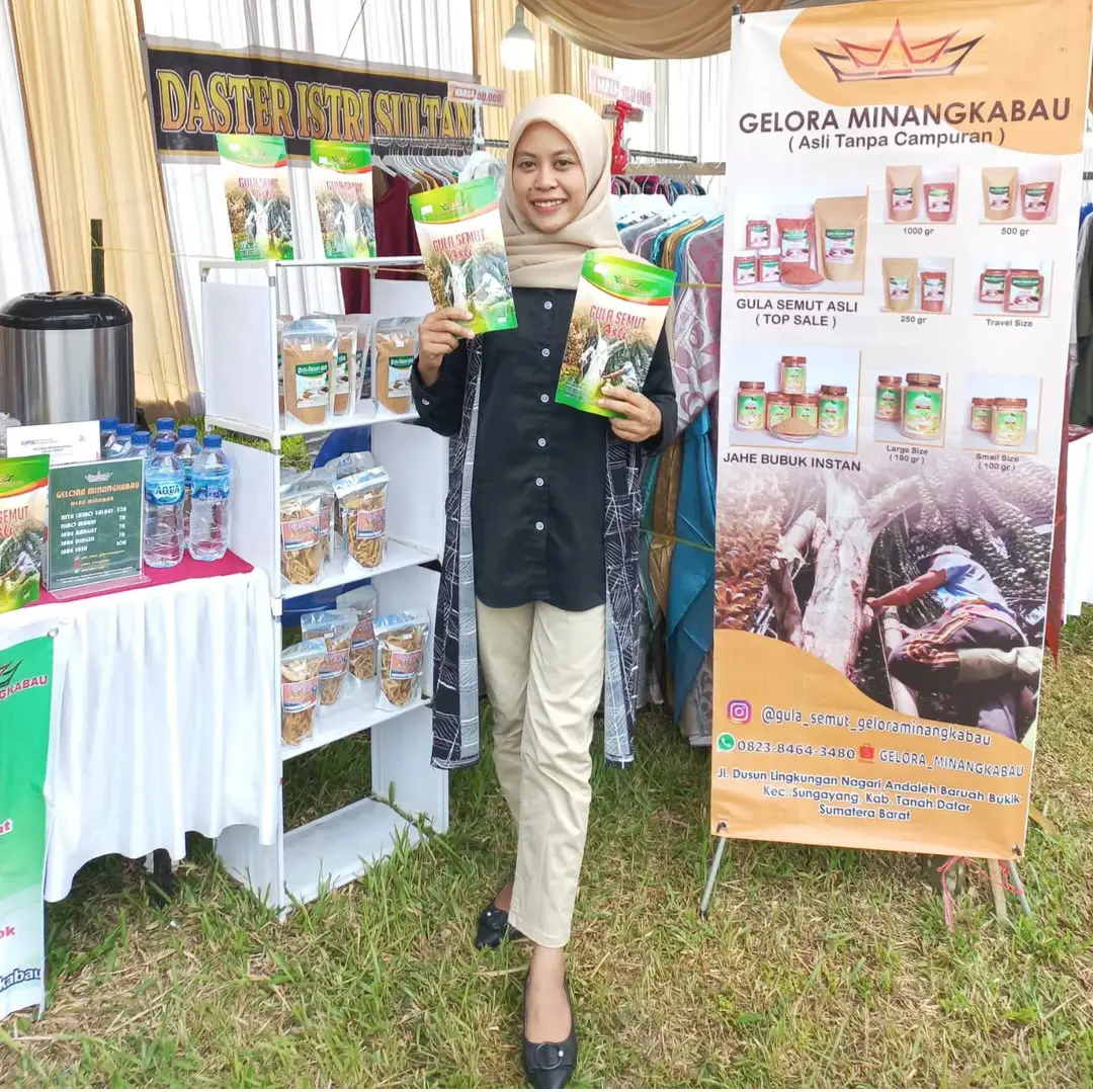 Mila rahmi dan gula semut asli gelora minangkabau